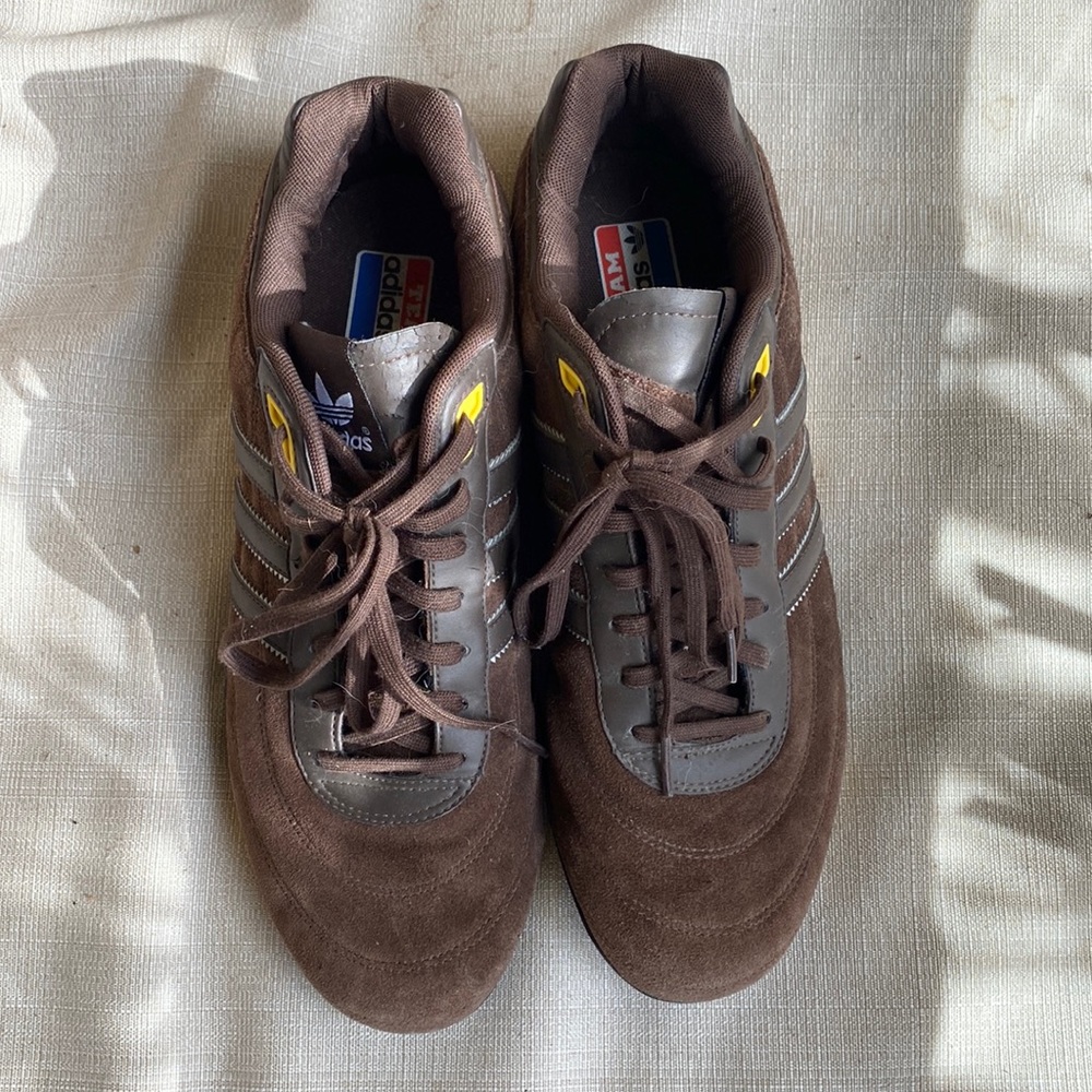 Adidas Team brown athletic shoes size 9.5